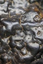 Hematite texture close up