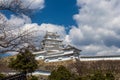 Hemeji castle in spring with pink sakura, Kansai, Japan