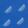 HEMER - FEB 2020: Grohe sign Royalty Free Stock Photo