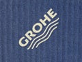 HEMER - DEC 2021: Grohe sign on cardboard box