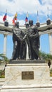 Hemiciclo de la Rotonda. The monument was created to commemorate the interview between Simon Bolivar and Jose de San Martin.