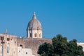 Dome of the Chiesa Rettoria Santa Teresa d`Avila from Cristoforo Colombo square in Monopoli, Italy.