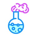 hemistry kids club color icon vector illustration Royalty Free Stock Photo