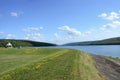 Hemlock Lake, one of Finger Lakes in New York