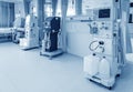 Hemodialysis machine in an hospital ward Royalty Free Stock Photo