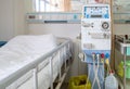 Hemodialysis machine in an hospital ward Royalty Free Stock Photo