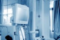 Hemodialysis machine in an hospital ward Royalty Free Stock Photo