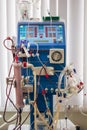 Hemodialysis Machine in a Modern Dialysis Center Royalty Free Stock Photo