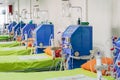 Hemodialysis Machine in a Modern Dialysis Center Royalty Free Stock Photo