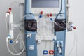 Hemodialysis machine with tubing and installations Royalty Free Stock Photo