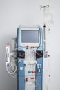 Hemodialysis machine with tubing and installations