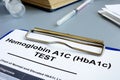 Hemoglobin A1C HbA1c Test form