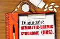 Hemolytic-uremic syndrome.