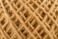 Hemp rope roll details Royalty Free Stock Photo