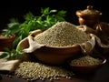 Hemp Seeds Royalty Free Stock Photo