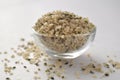 Hemp seeds Royalty Free Stock Photo