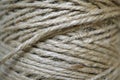 Hemp thread macro close up texture