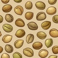 Hemp vector pattern Royalty Free Stock Photo