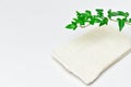 Hempen towel. Royalty Free Stock Photo