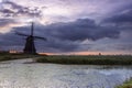 Hempenserpoldermolen Royalty Free Stock Photo
