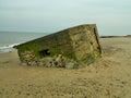 Detail of the old world war two bunker Royalty Free Stock Photo