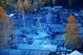 Hemu Village, a beautiful mountain village in Xinjiang Royalty Free Stock Photo