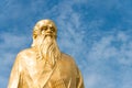 Laozi Statue at Hangu Pass Scenic Area. a famous historic site in Lingbao, Henan, China.
