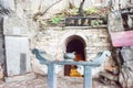 Dharma Cave at Shaolin Temple. a famous historic site in Dengfeng, Henan, China.