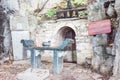 Dharma Cave at Shaolin Temple. a famous historic site in Dengfeng, Henan, China.