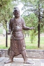 The Iron General of Song Dynasty in Zhongyue Temple in Dengfeng, Henan, China. It is part of UNESCO World Heritage Site.