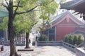 Shaolin Temple in Dengfeng, Henan, China. It is part of UNESCO World Heritage Site - Historic Monuments of Dengfeng.