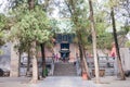 Shaolin Temple in Dengfeng, Henan, China. It is part of UNESCO World Heritage Site - Historic Monuments of Dengfeng.