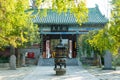 Yongtai Temple. a famous historic site in Dengfeng, Henan, China.