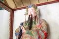 Statue of Zhuge Zhan at Nanyang Memorial Temple of Wuhou (Nanyang Wuhouci). a famous historic site in Nanyang, Henan,