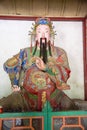 Statue of Zhuge Zhan at Nanyang Memorial Temple of Wuhou (Nanyang Wuhouci). a famous historic site in Nanyang, Henan,