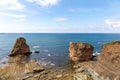 Hendaye, Basque Country, France - Les Deux Jumeaux Royalty Free Stock Photo