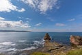 Hendaye, Basque Country, France - Les Deux Jumeaux Royalty Free Stock Photo