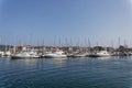 Hendaye, Basque Country, France - Sokoburu harbour Royalty Free Stock Photo