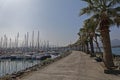 Hendaye, Basque Country, France - Sokoburu harbour Royalty Free Stock Photo