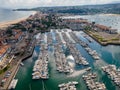 Hendaye, France - Sokoburu harbour Royalty Free Stock Photo