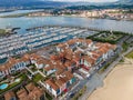 Hendaye, France - Sokoburu harbour Royalty Free Stock Photo