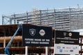 Raiders new practice facility. The Raiders begin play in Las Vegas in 2020 II Royalty Free Stock Photo