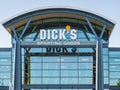 Exterior view of the Dick`s Sporting Goods store Royalty Free Stock Photo