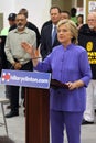 HENDERSON, NV - OCTOBER 14, 2015: Democratic U.S. presidential candidate & former Secretary of State Hillary Clinton speaks at Int