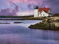 Hendricks Head Lighthouse in Maine, USA