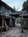 The HengdianÃ¢â¬â¢s world studio for shooting film studio, The traditional ancient village Chinese screen in the hengdian studio is