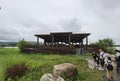 Hengqin Wetland Bird Watching Birds Observatory Deck Grass Nature Recreation Outdoor Playground Park Royalty Free Stock Photo