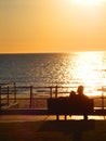 Henley Couple Silhouette 2 Royalty Free Stock Photo