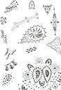 Henna Designs Royalty Free Stock Photo