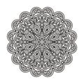 Henna Mandala Mehndi Doodles Abstract Floral Paisley Design Elements Vector Illustration Royalty Free Stock Photo